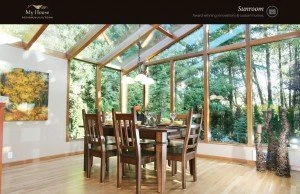 My House Design Build Team: Presentation Booklet, Sunroom | Lantern Creative